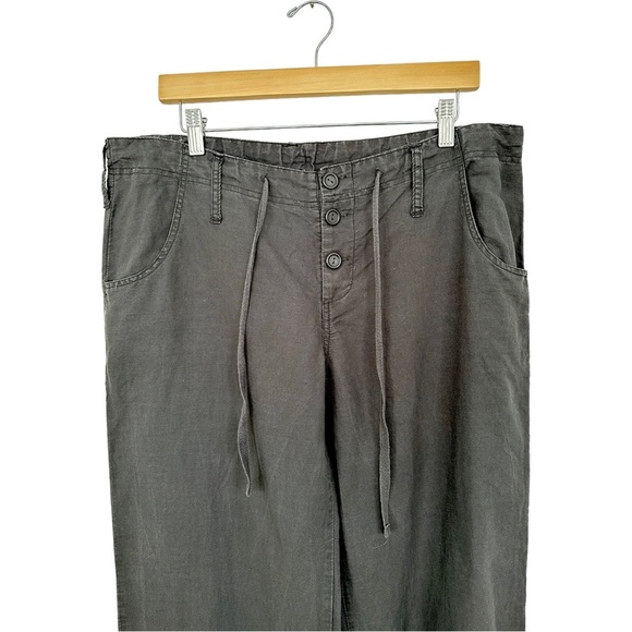 Planet Gold Charcoal Wide-Leg Pants - Picture 2 of 6